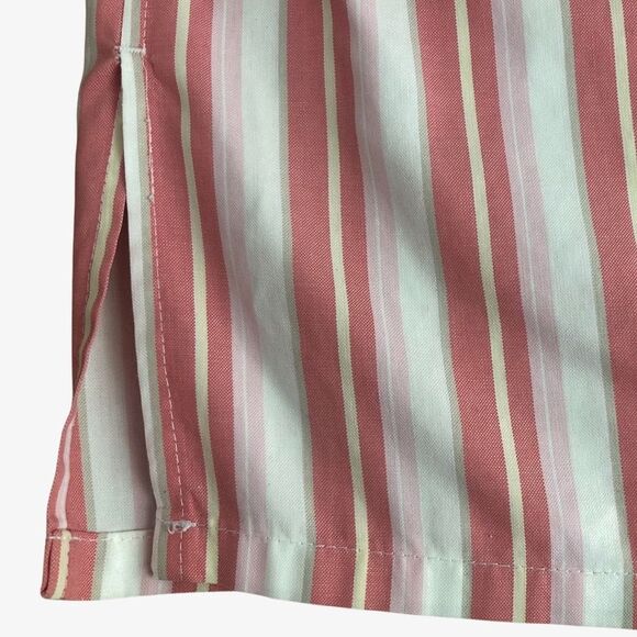 Liz Claiborne Shirt Large Lizsport Non-Iron Striped Long Sleeve Button Up - Picture 5 of 11